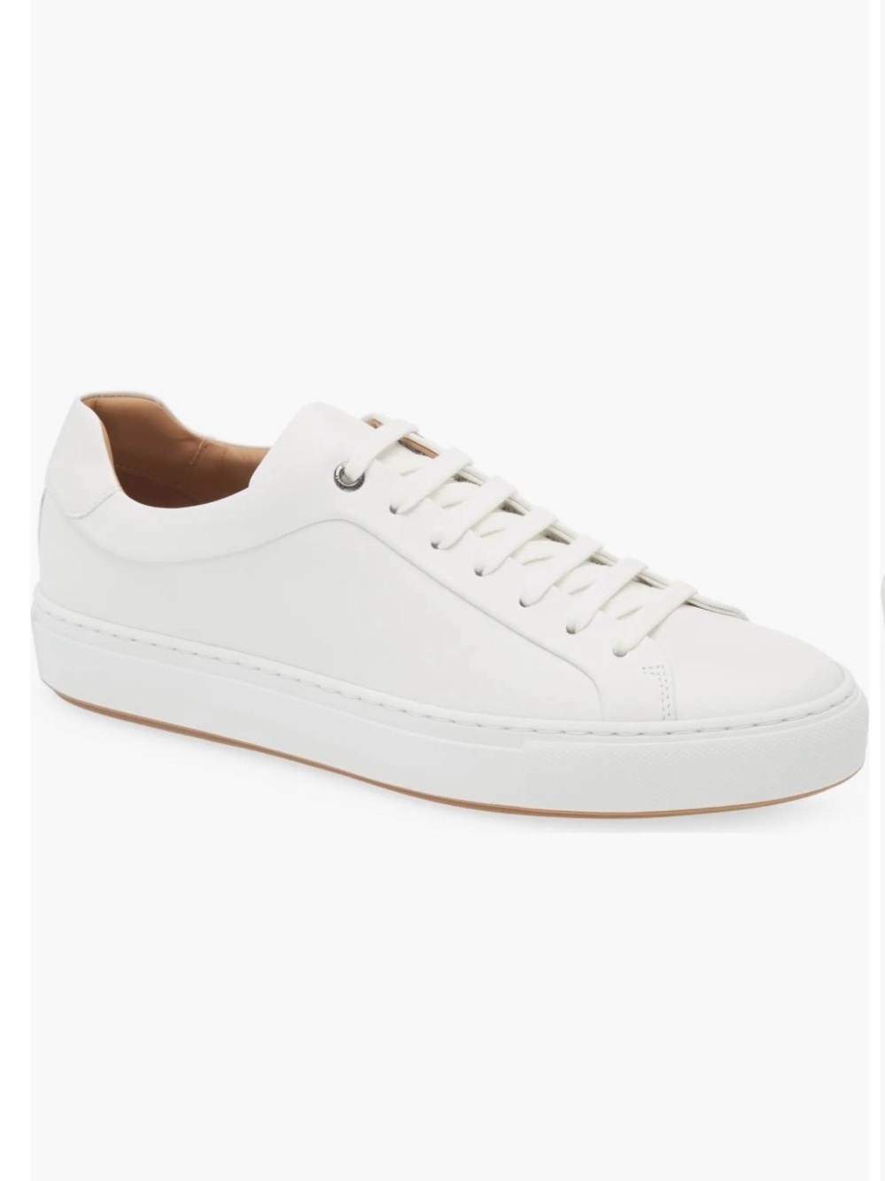 Hugo Boss women’s white leather sneakers 36
